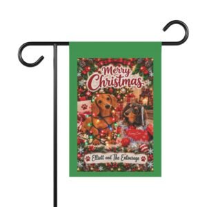 Everly & Emmy Lou | Elliott and The Entourage Christmas Garden Flag