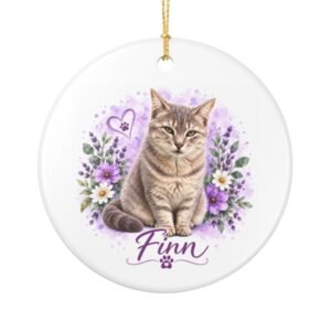 Finn | Elliott and The Entourage Ceramic Christmas Ornament