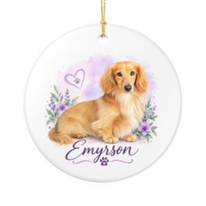 Emyrson | Elliott and The Entourage Ceramic Christmas Ornament